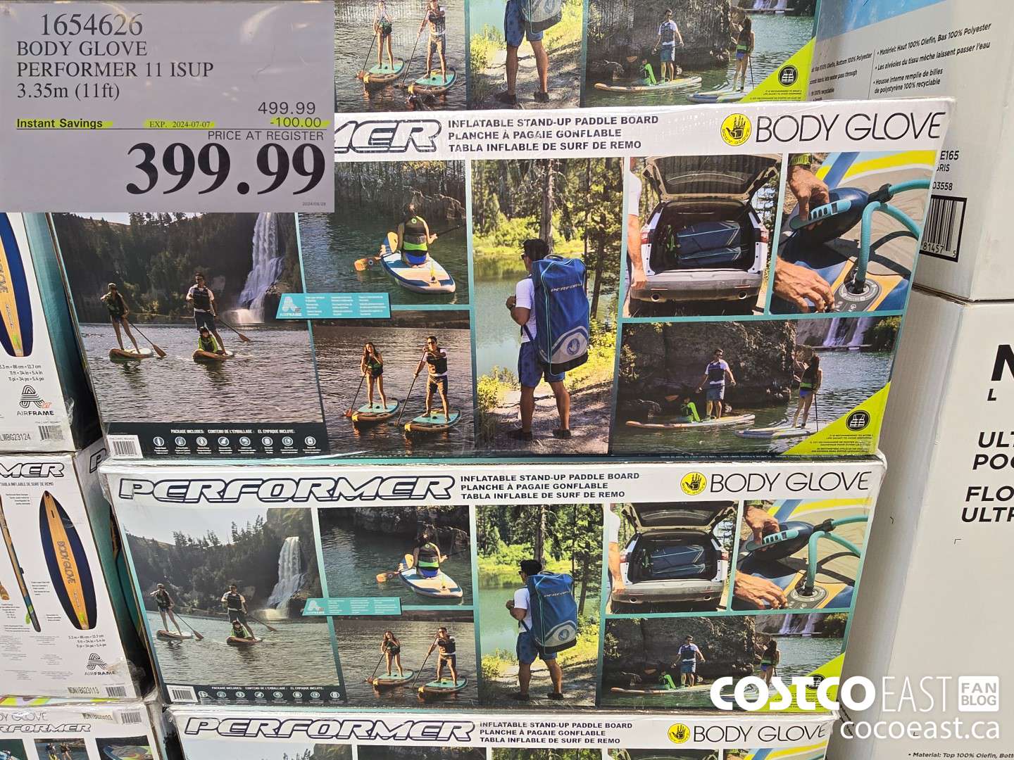 1654626 BODY GLOVE PERFORMER 11 ISUP 3.35m (11ft) ($100.00 INSTANT SAVINGS EXPIRES ON 2024-07-07) $399.99