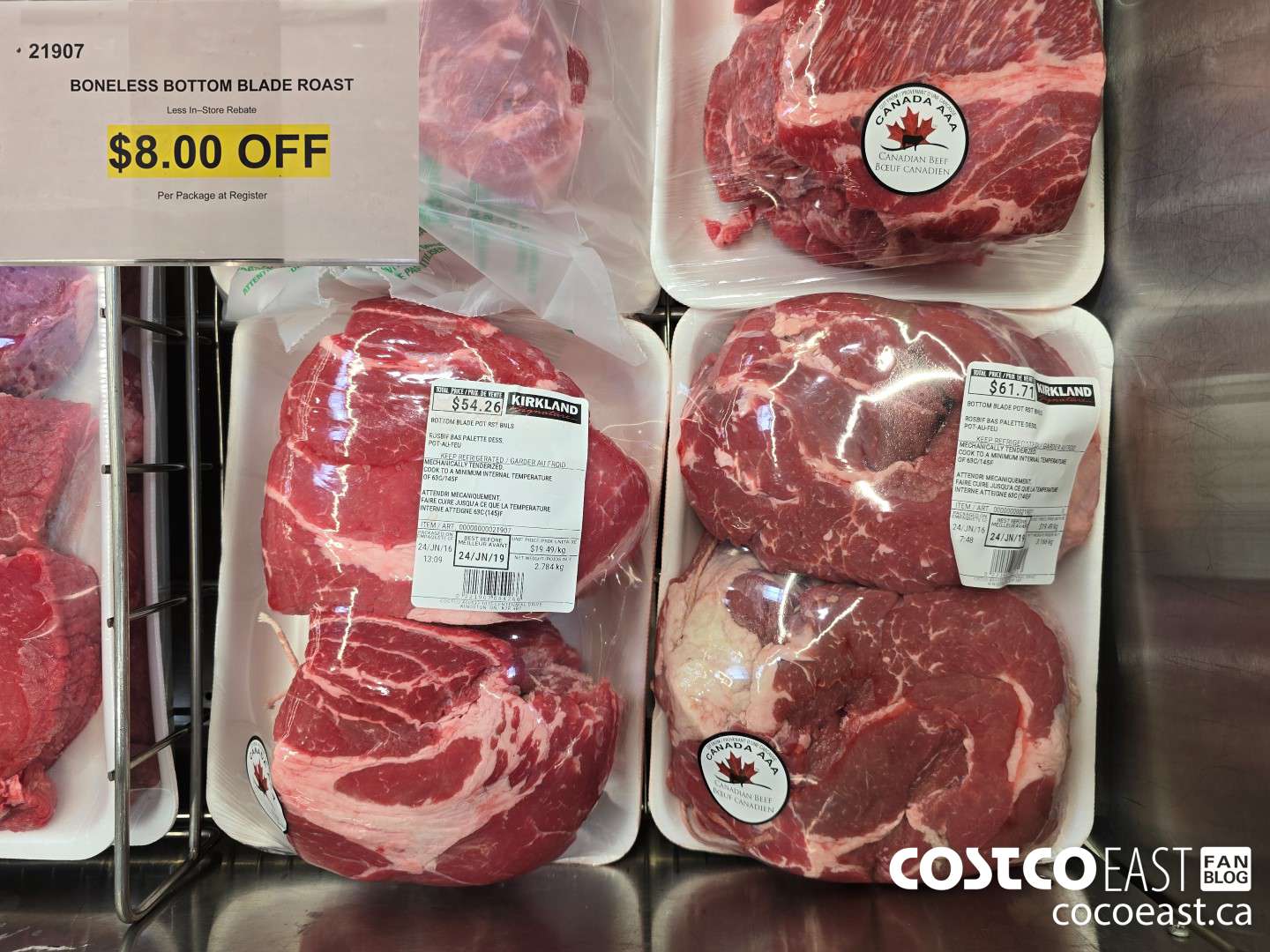 21907 BONELESS BOTTOM BLADE ROAST ($8.00 INSTANT SAVINGS)