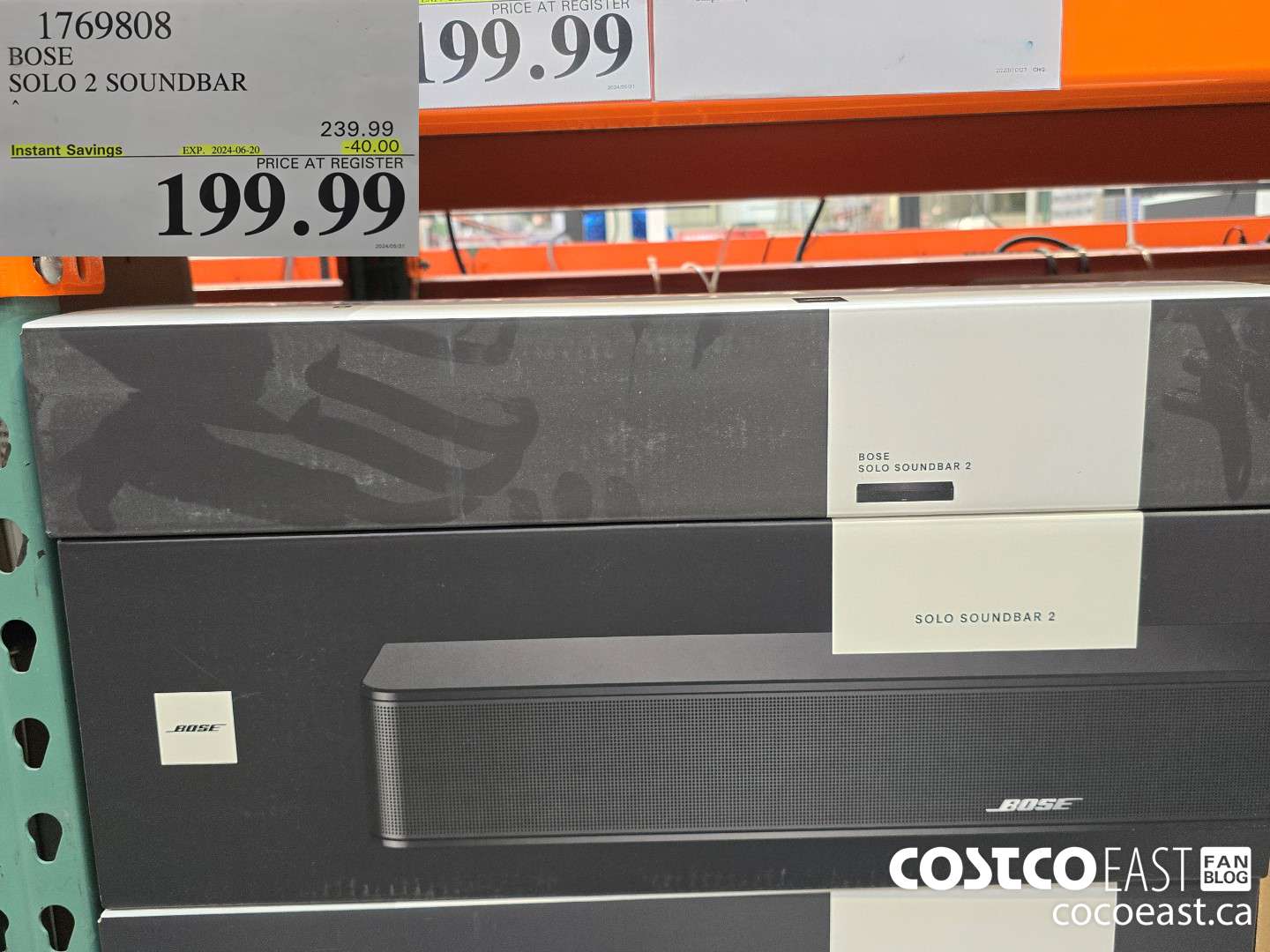1769808 BOSE SOLO 2 SOUNDBAR ($40.00 INSTANT SAVINGS EXPIRES ON 2024-06-20) $199.99