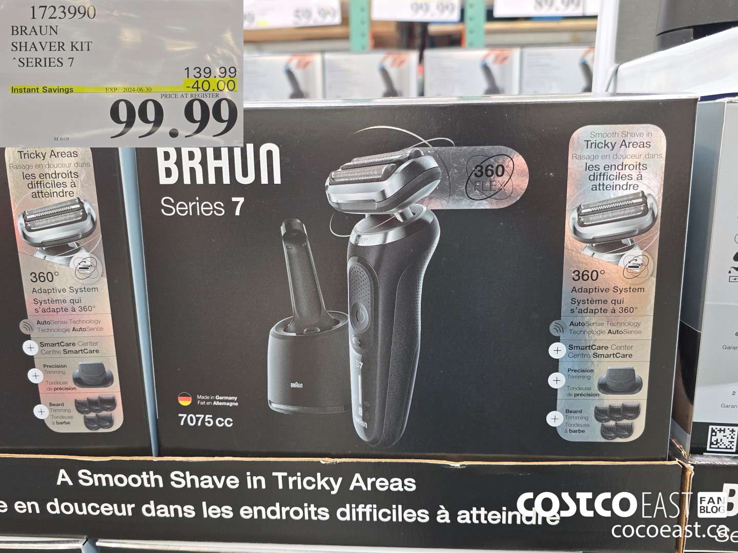1723990 BRAUN SHAVER KIT SERIES 7 ($40.00 INSTANT SAVINGS EXPIRES ON 2024-06-30) $99.99