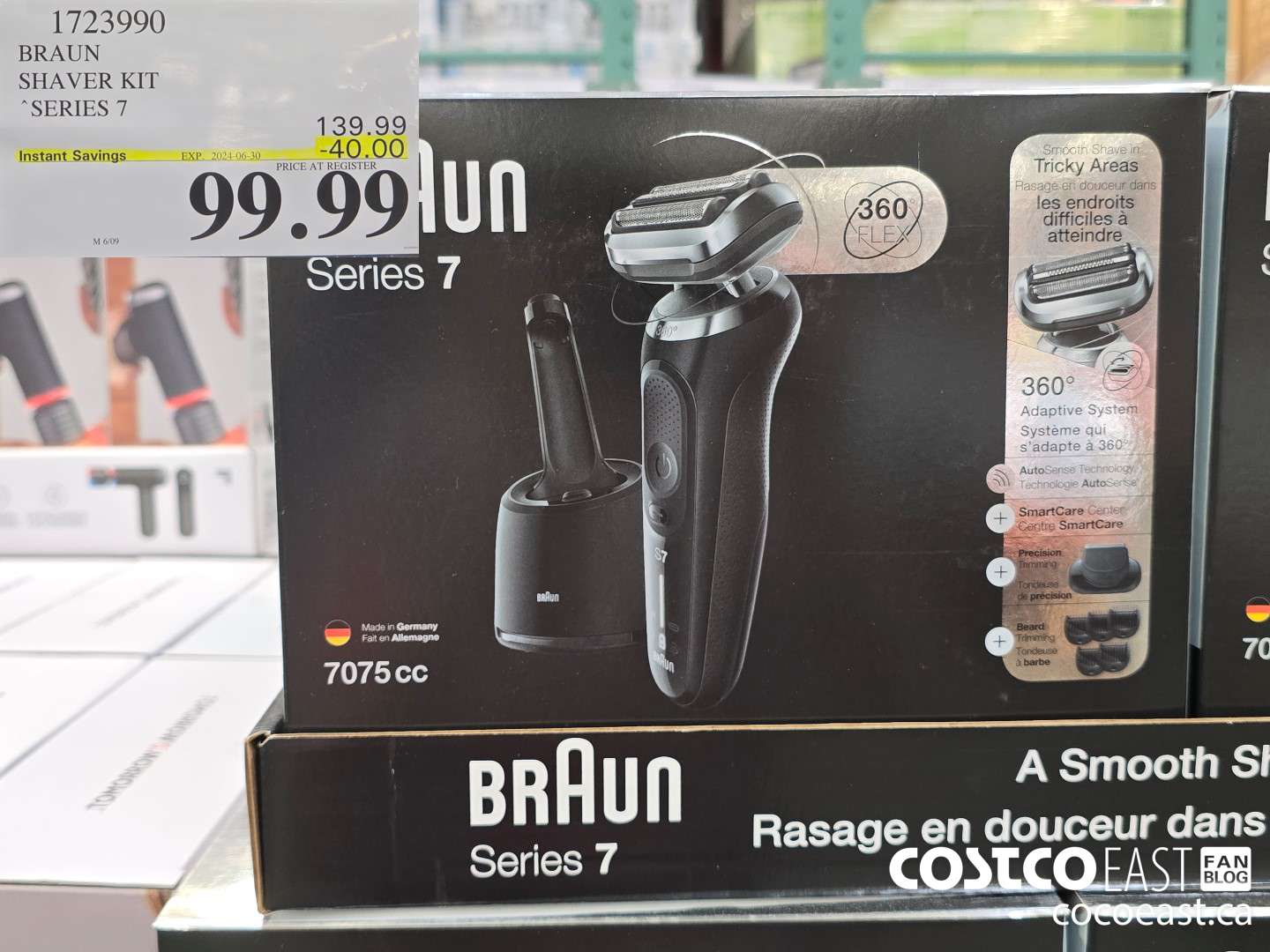 1723990 BRAUN SHAVER KIT SERIES 7 ($40.00 INSTANT SAVINGS EXPIRES ON 2024-06-30) $99.99