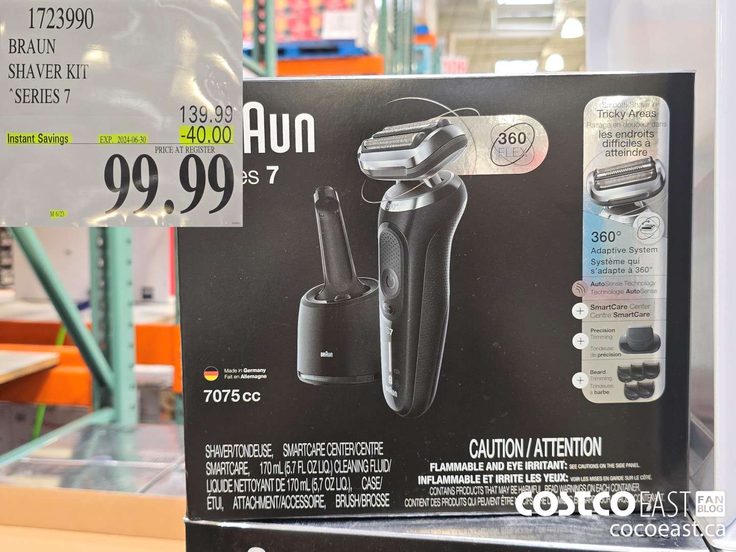 1723990 BRAUN SHAVER KIT SERIES 7 ($40.00 INSTANT SAVINGS EXPIRES ON 2024-06-30) $99.99