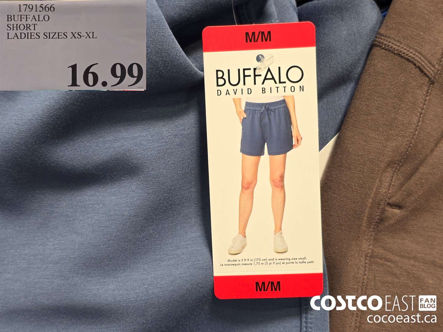 1791566 BUFFALO SHORT LADIES SIZES XS-XL $16.99