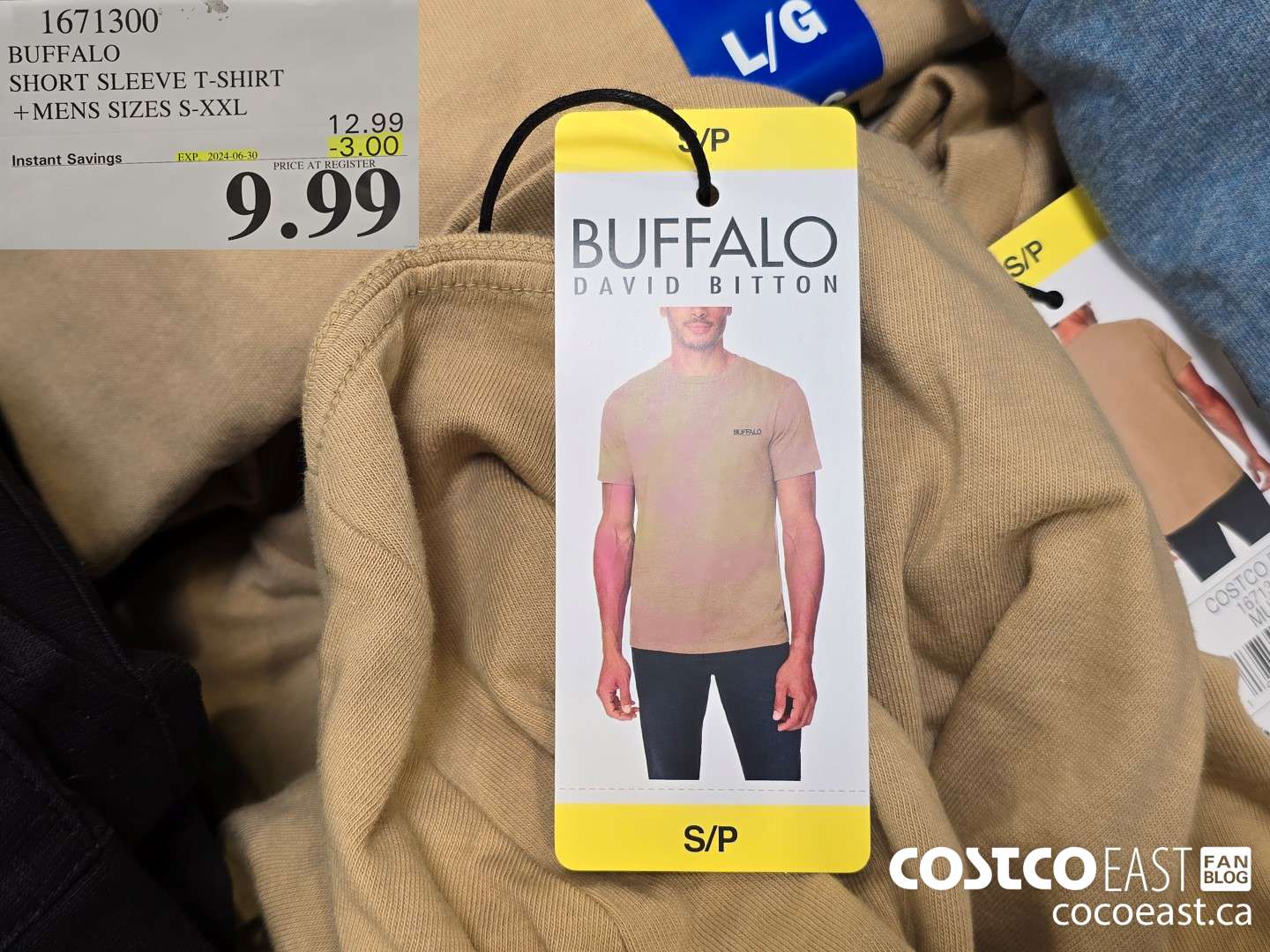 1671300 BUFFALO SHORT SLEEVE T-SHIRT +MENS SIZES S-XXL ($3.00 INSTANT SAVINGS EXPIRES ON 2024-06-30) $9.99