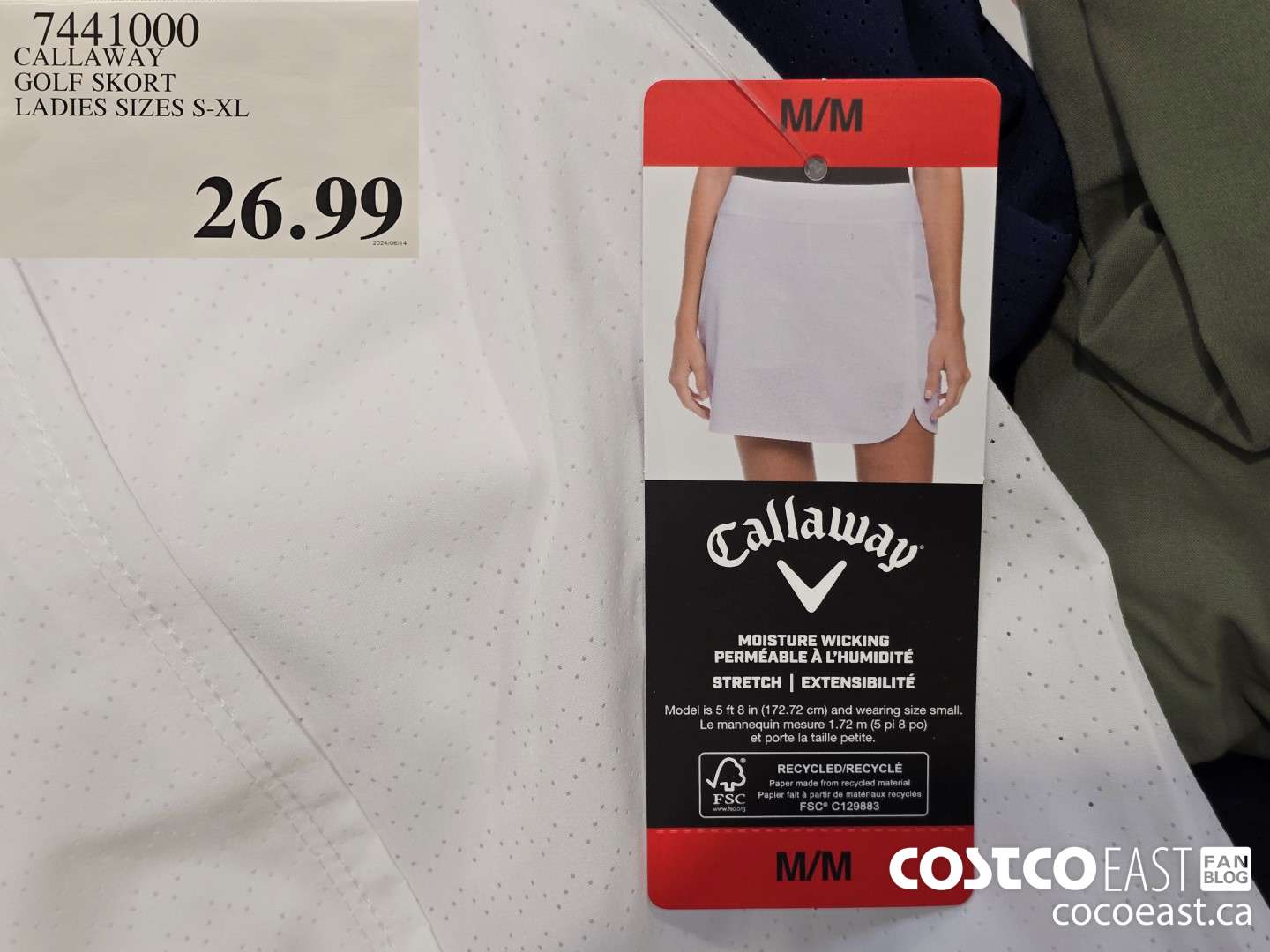 7441000 CALLAWAY GOLF SKORT LADIES SIZES S-XL $26.99