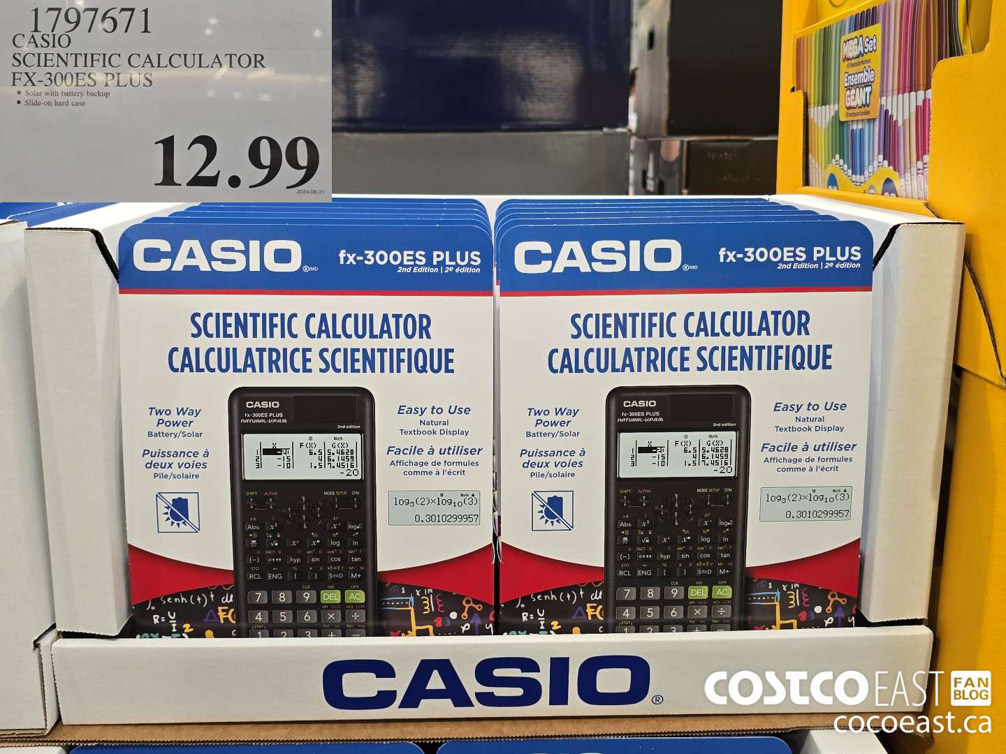 1797671 CASIO SCIENTIFIC CALCULATOR FX-300ES PLUS $12.99