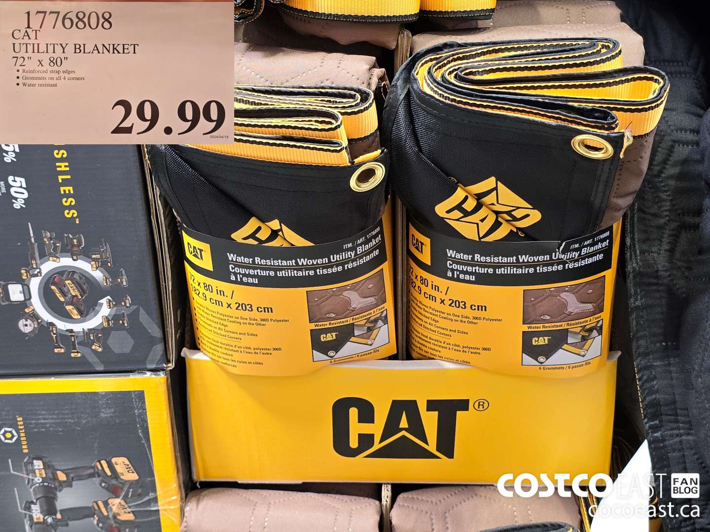 1776808 CAT UTILITY BLANKET 72