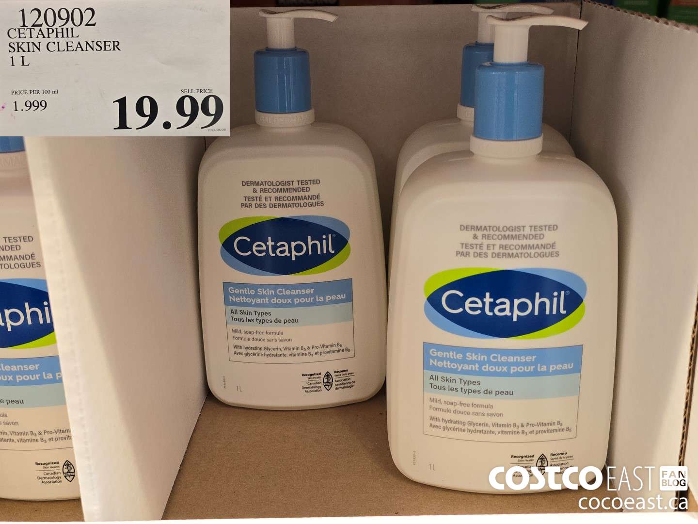 120902 CETAPHIL SKIN CLEANSER 1 L $19.99