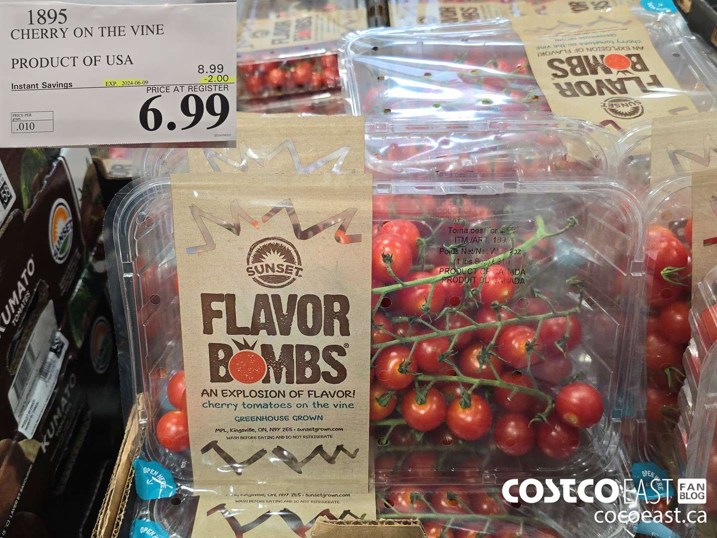 1895 CHERRY ON THE VINE PRODUCT OF USA ($2.00 INSTANT SAVINGS EXPIRES ON 2024-06-09) $6.99