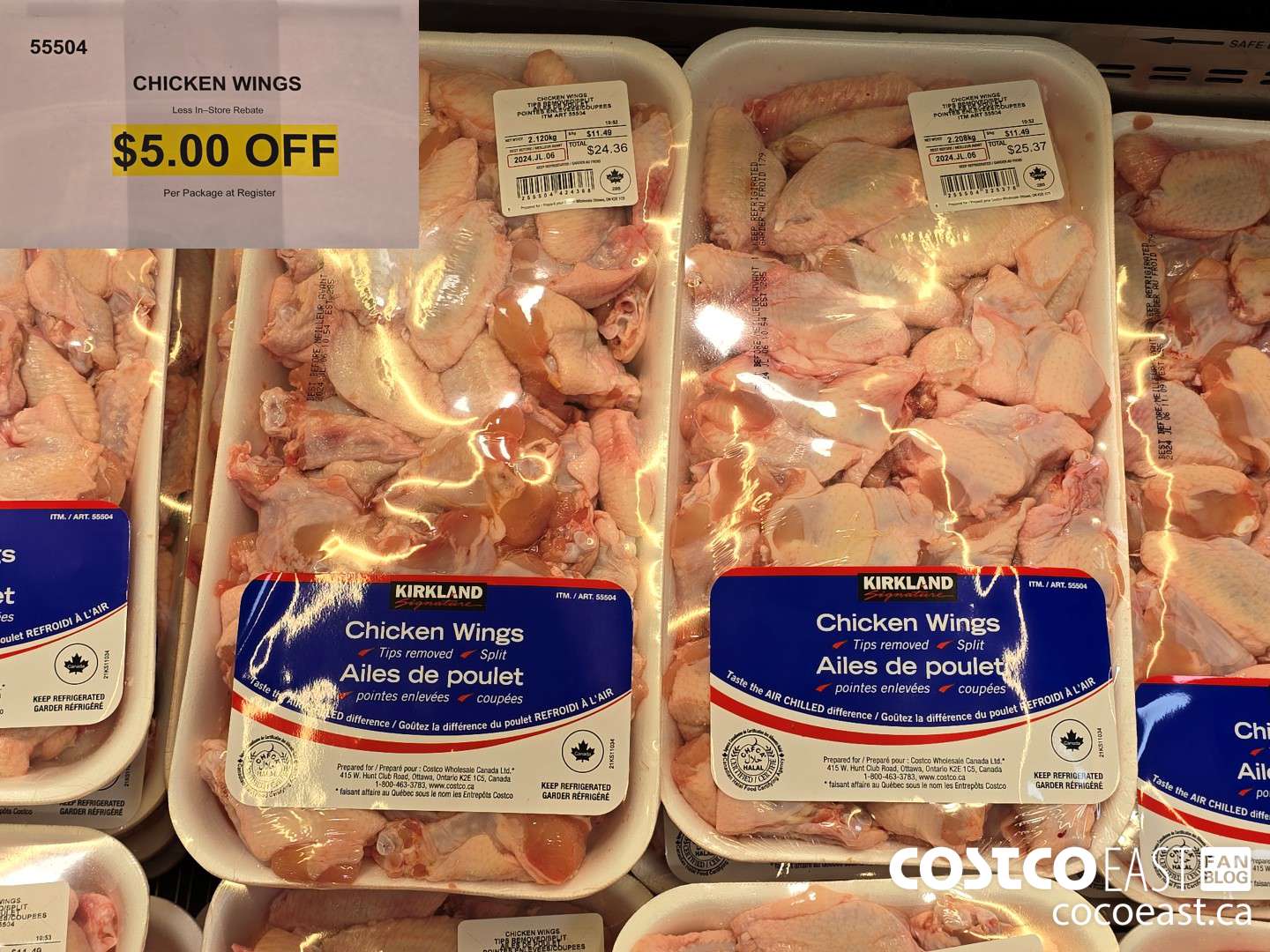55504 CHICKEN WINGS ($5.00 INSTANT SAVINGS)