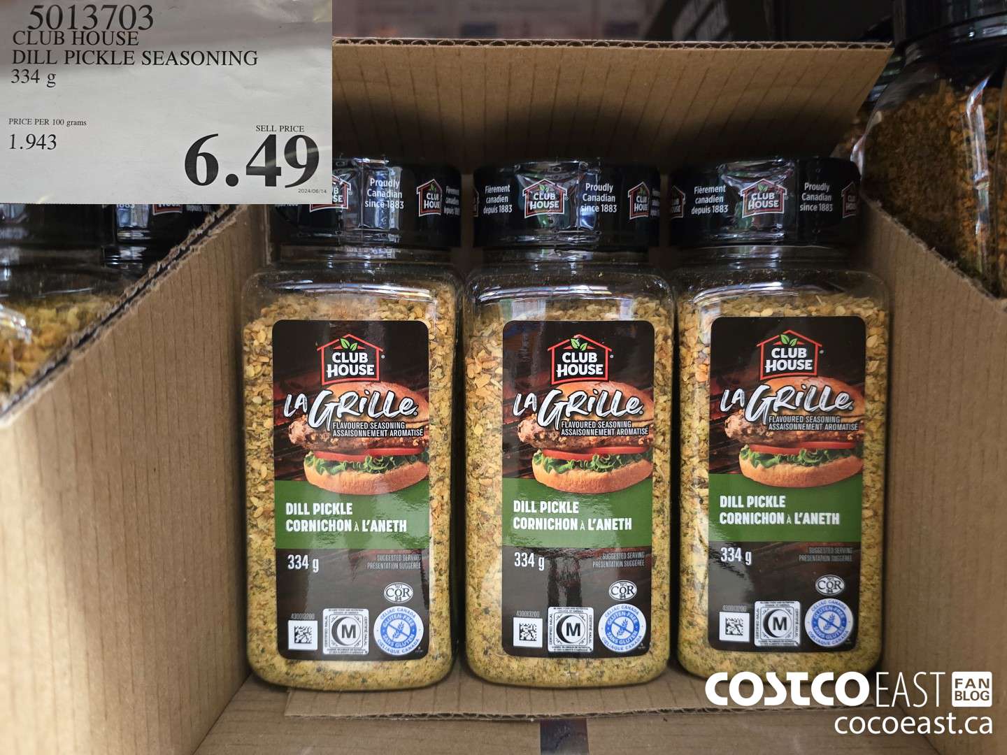 Costco East Spices & baking goods Super Post June 26th 2024 Ontario