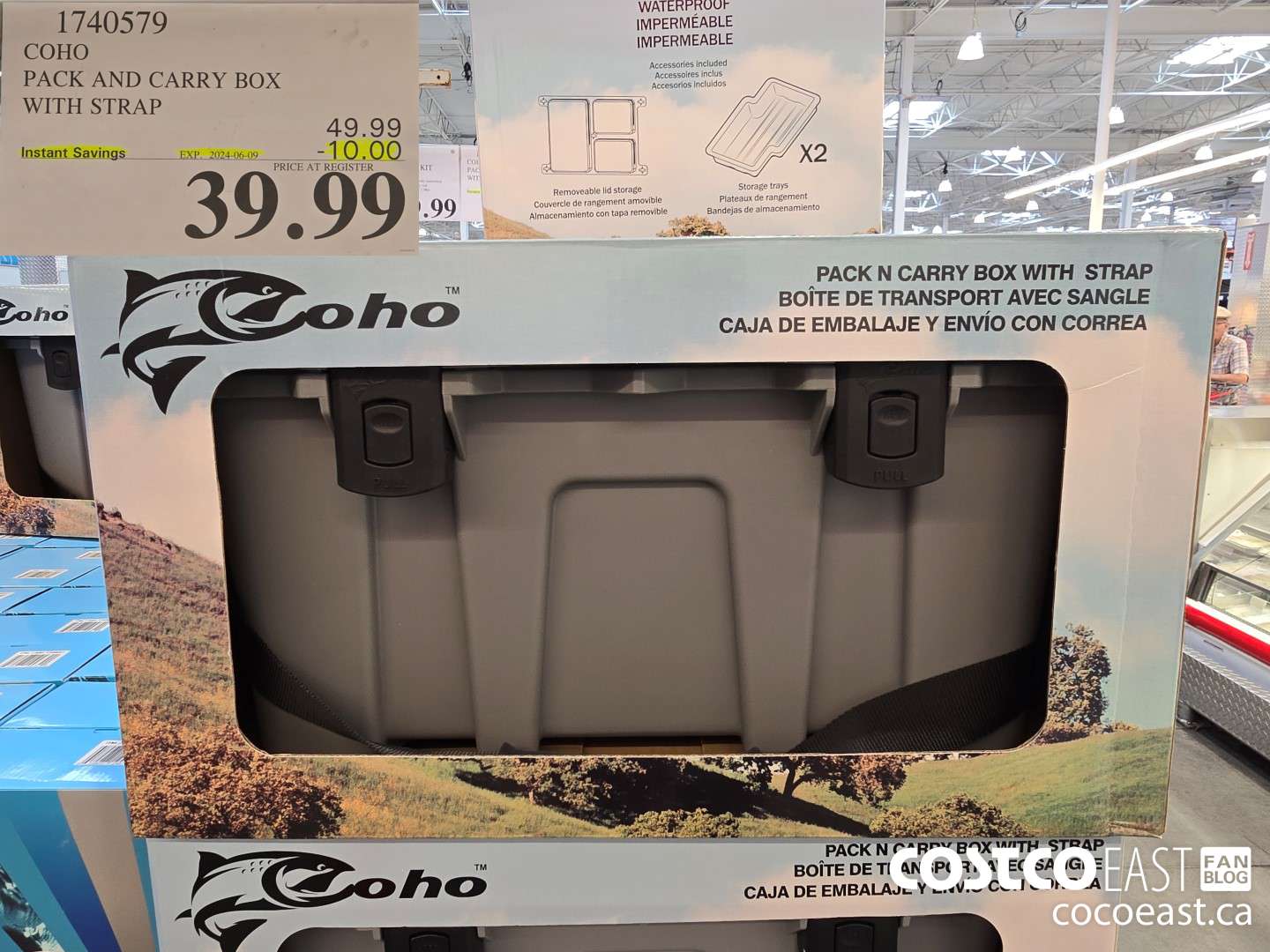 1740579 COHO PACK AND CARRY BOX WITH STRAP ($10.00 INSTANT SAVINGS EXPIRES ON 2024-06-09) $39.99