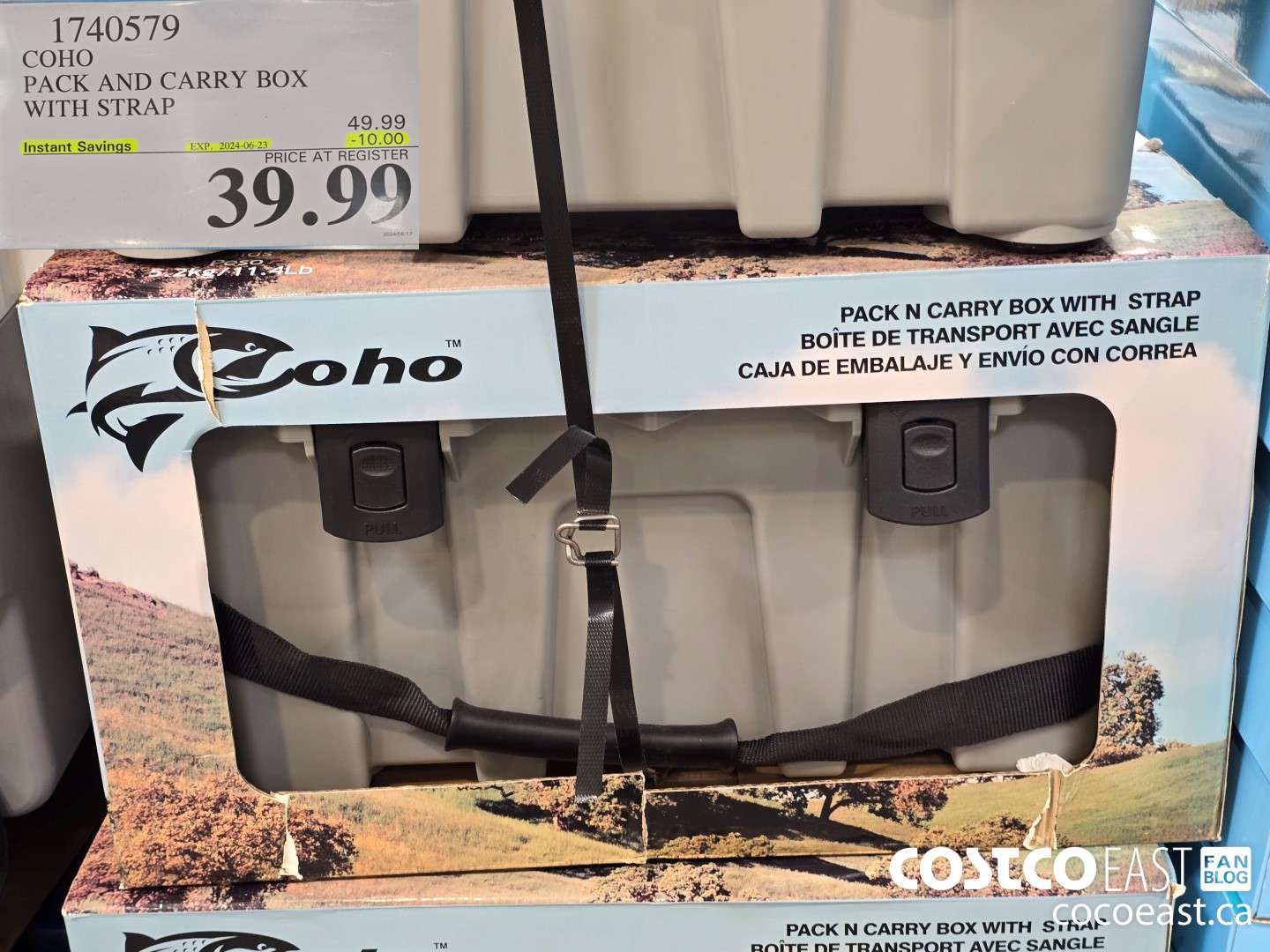1740579 COHO PACK AND CARRY BOX WITH STRAP ($10.00 INSTANT SAVINGS EXPIRES ON 2024-06-23) $39.99