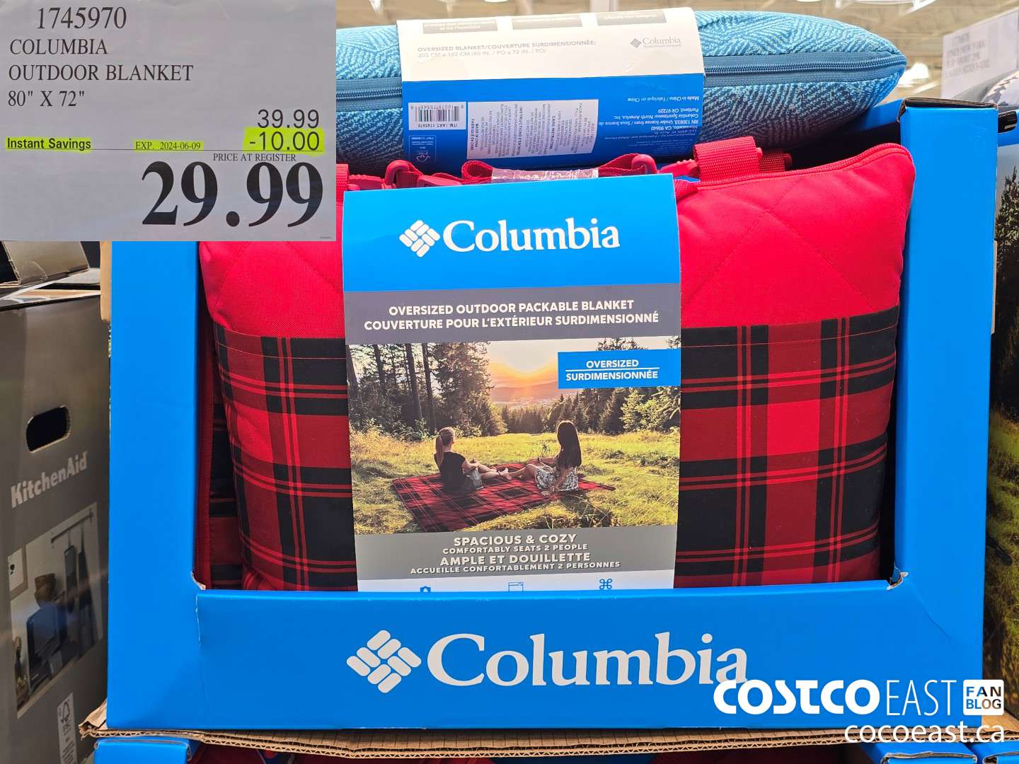1745970 COLUMBIA OUTDOOR BLANKET 80