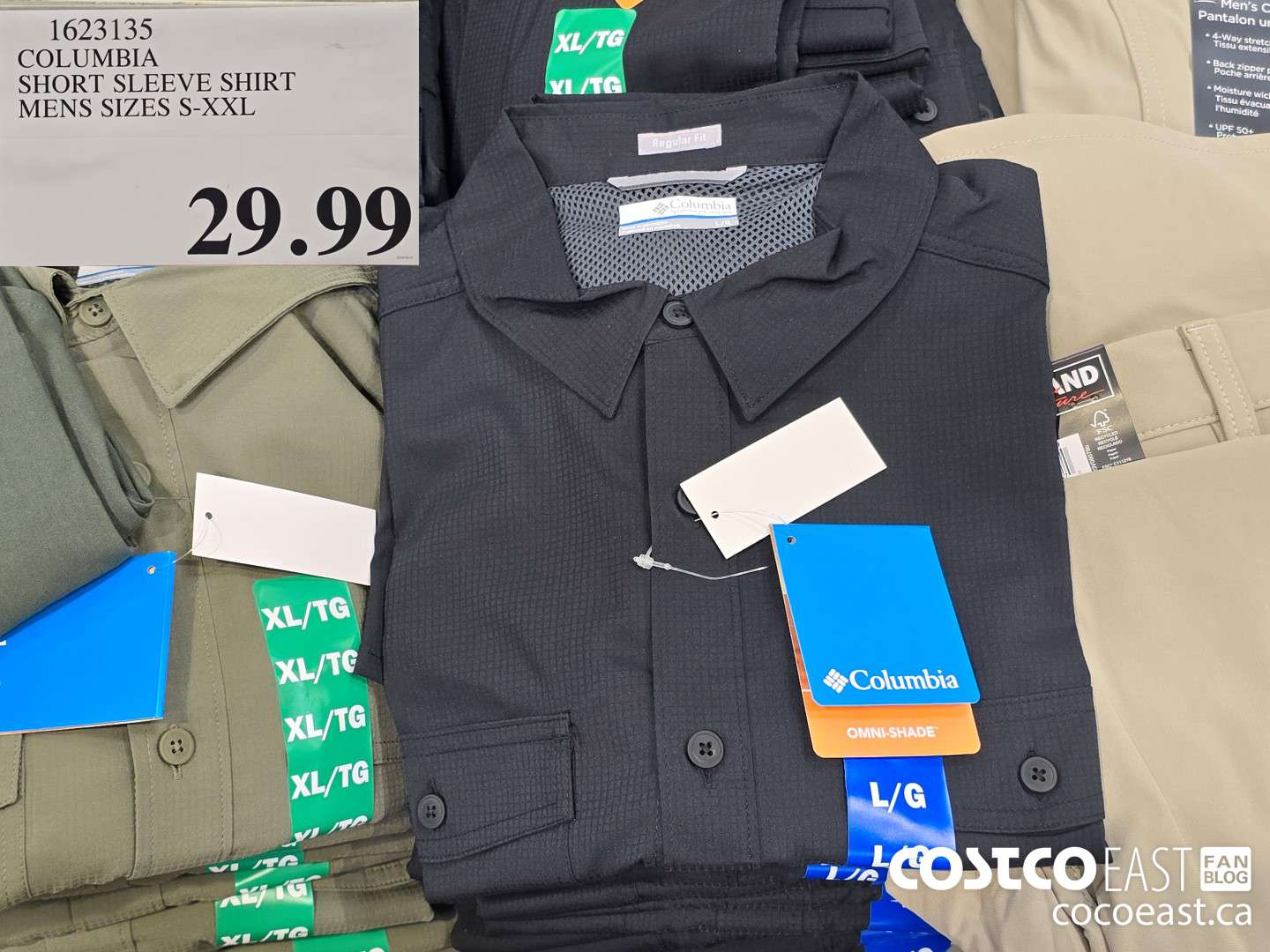 1623135 COLUMBIA SHORT SLEEVE SHIRT MENS SIZES S-XXL $29.99
