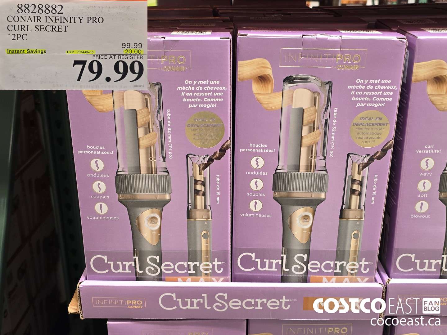 8828882 CONAIR INFINITY PRO CURL SECRET 2PC ($20.00 INSTANT SAVINGS EXPIRES ON 2024-06-16) $79.99