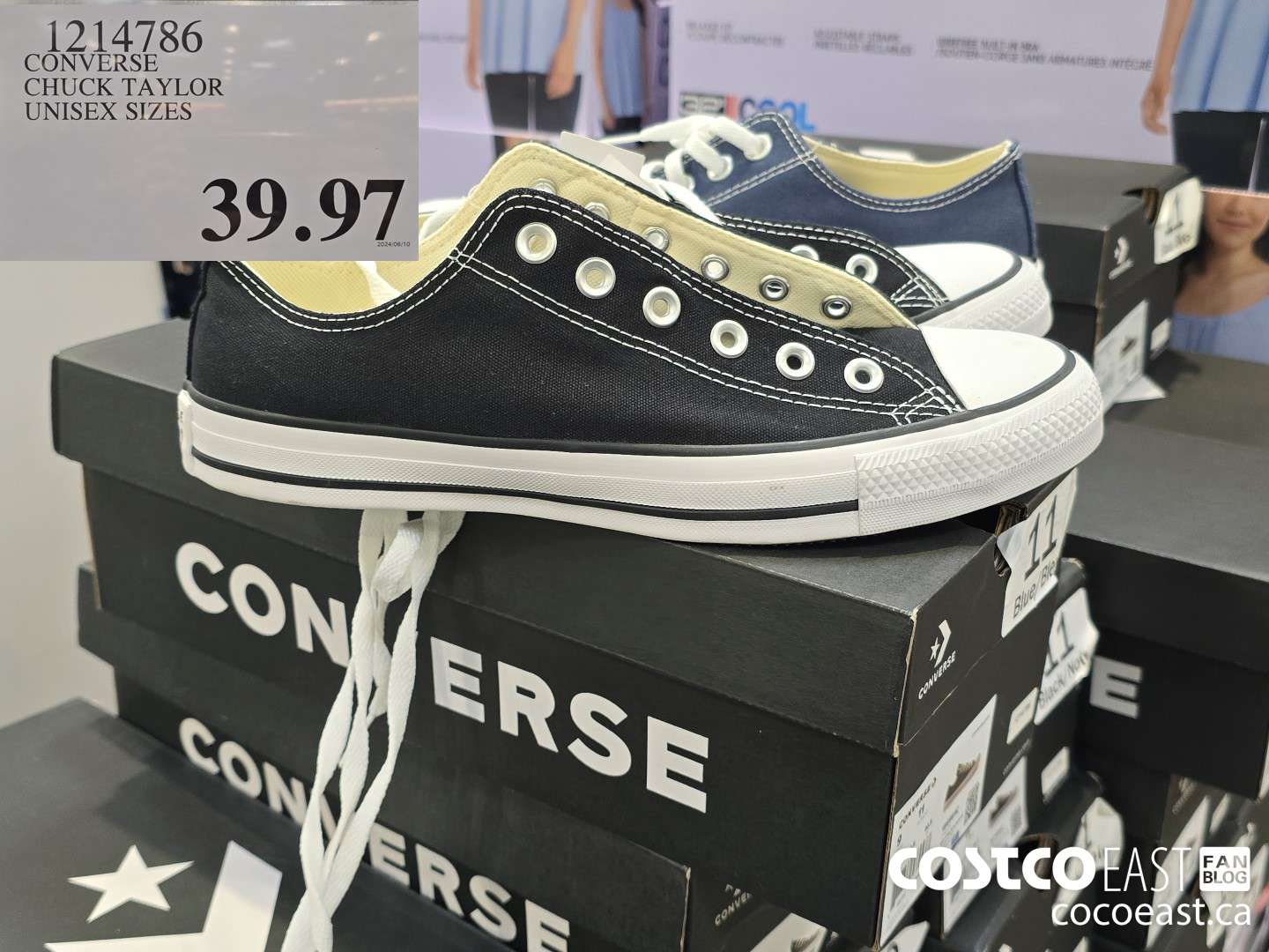 1214786 CONVERSE CHUCK TAYLOR MEN'S SIZES 6-10 LADIES SIZES 8-12 $39.97
