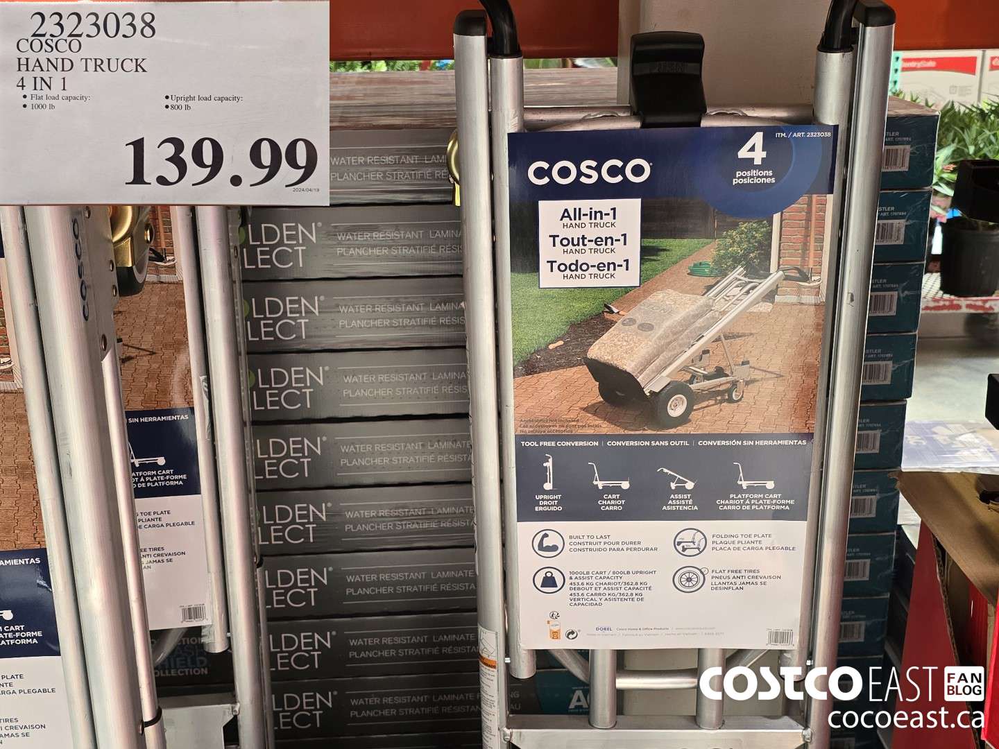 2323038 COSCO HAND TRUCK 4 IN 1 $139.99