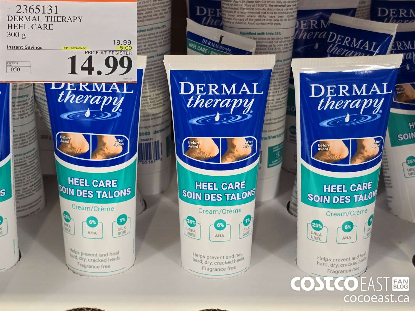 2365131 DERMAL THERAPY HEEL CARE 300 G ($5.00 INSTANT SAVINGS EXPIRES ON 2024-06-30) $14.99