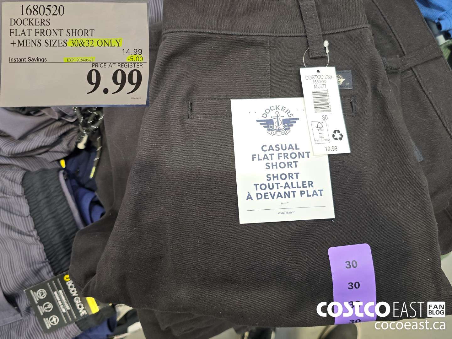 1680520 DOCKERS FLAT FRONT SHORT +MENS SIZES 30&32 ONLY ($5.00 INSTANT SAVINGS EXPIRES ON 2024-06-23) $9.99