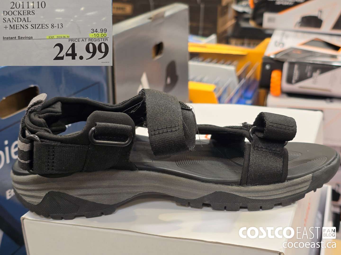 2011110 DOCKERS SANDAL +MENS SIZES 8-13 ($10.00 INSTANT SAVINGS EXPIRES ON 2024-06-30) $24.99