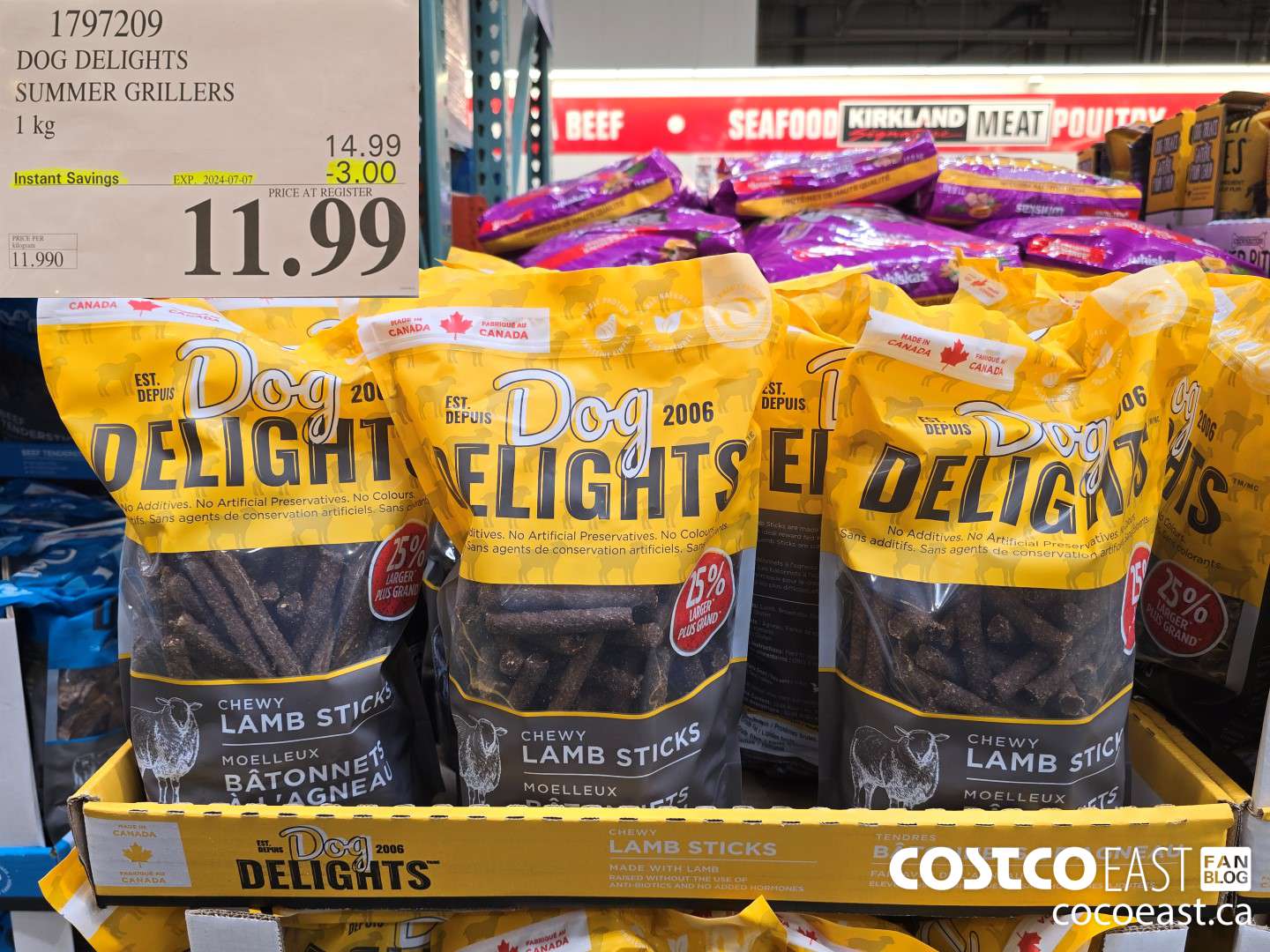 1797209 DOG DELIGHTS SUMMER GRILLERS 1 KG ($3.00 INSTANT SAVINGS EXPIRES ON 2024-07-07) $11.99