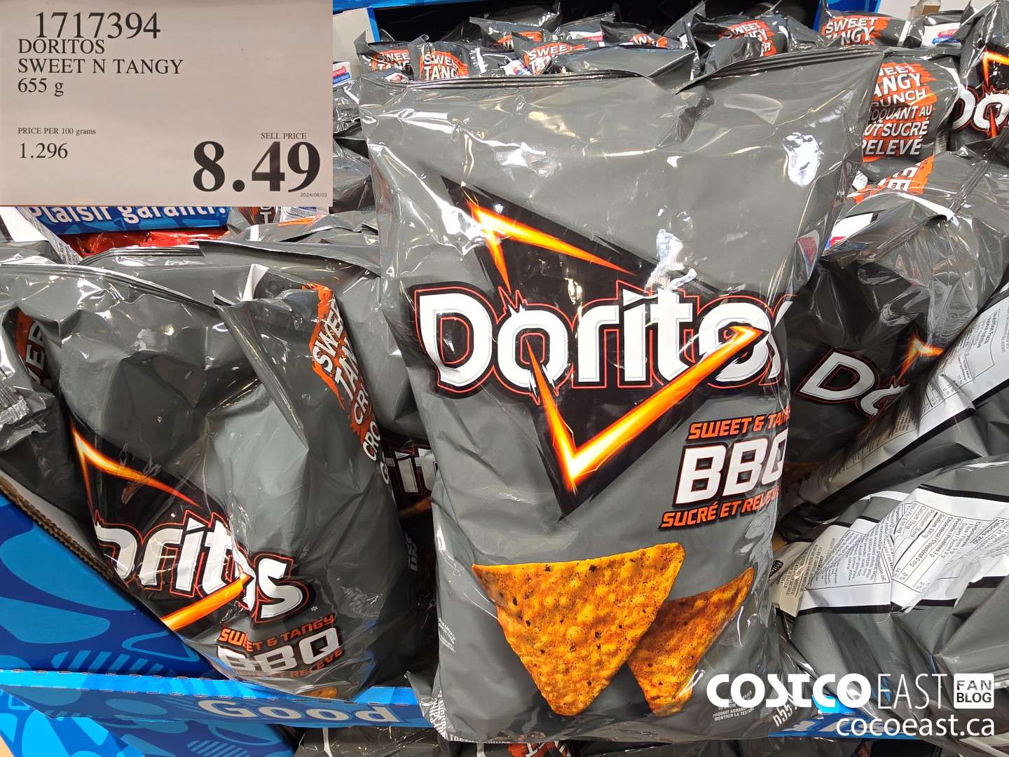 1717394 DORITOS SWEET N TANGY 655 g $8.49