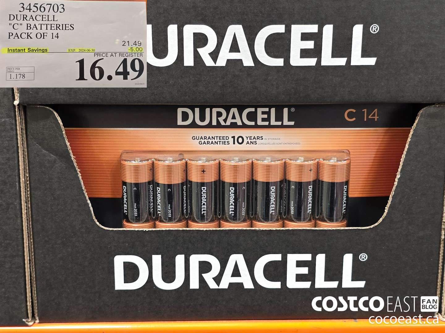 3456703 DURACELL 