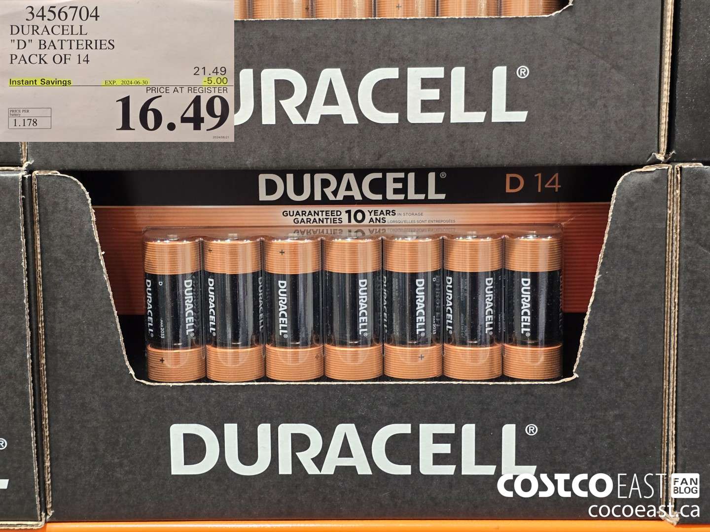 3456704 DURACELL 