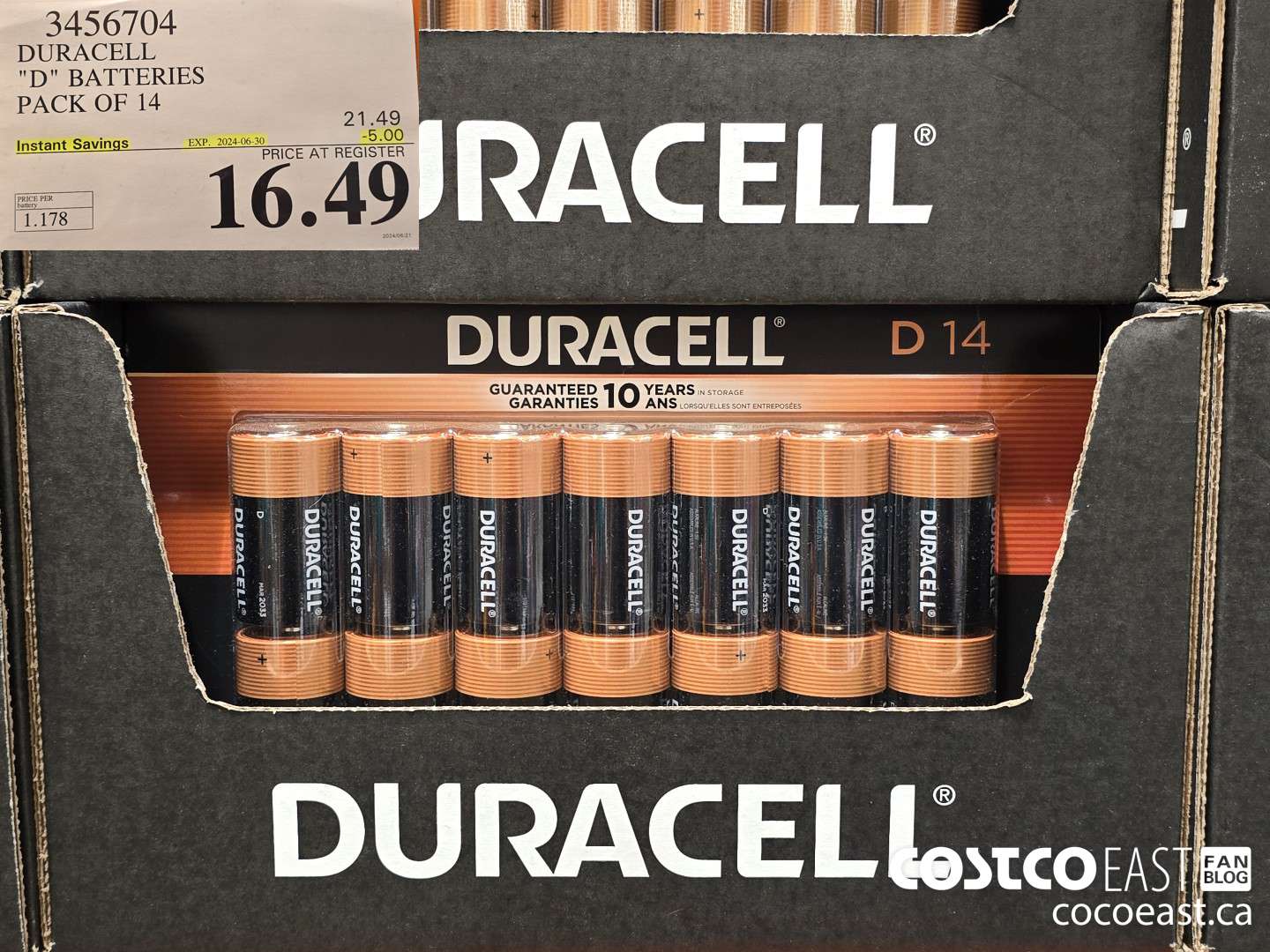 3456704 DURACELL 