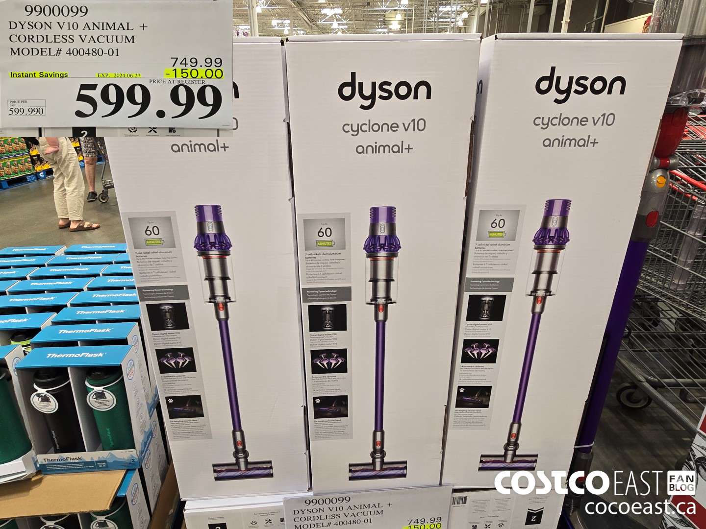 9900099 DYSON VI0 ANIMAL + CORDLESS VACUUM MODEL# 400480-01 ($150.00 INSTANT SAVINGS EXPIRES ON 2024-06-27) $599.99