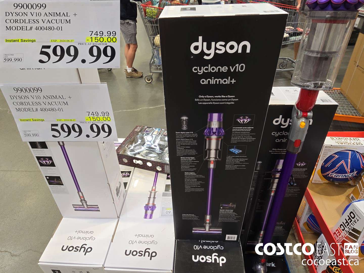 9900099 DYSON VI0 ANIMAL + CORDLESS VACUUM MODEL# 400480-01 ($150.00 INSTANT SAVINGS EXPIRES ON 2024-06-27) $599.99