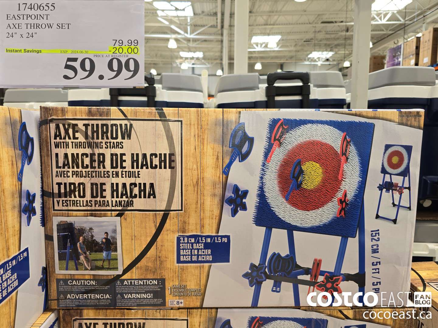 1740655 EASTPOINT AXE THROW SET 24