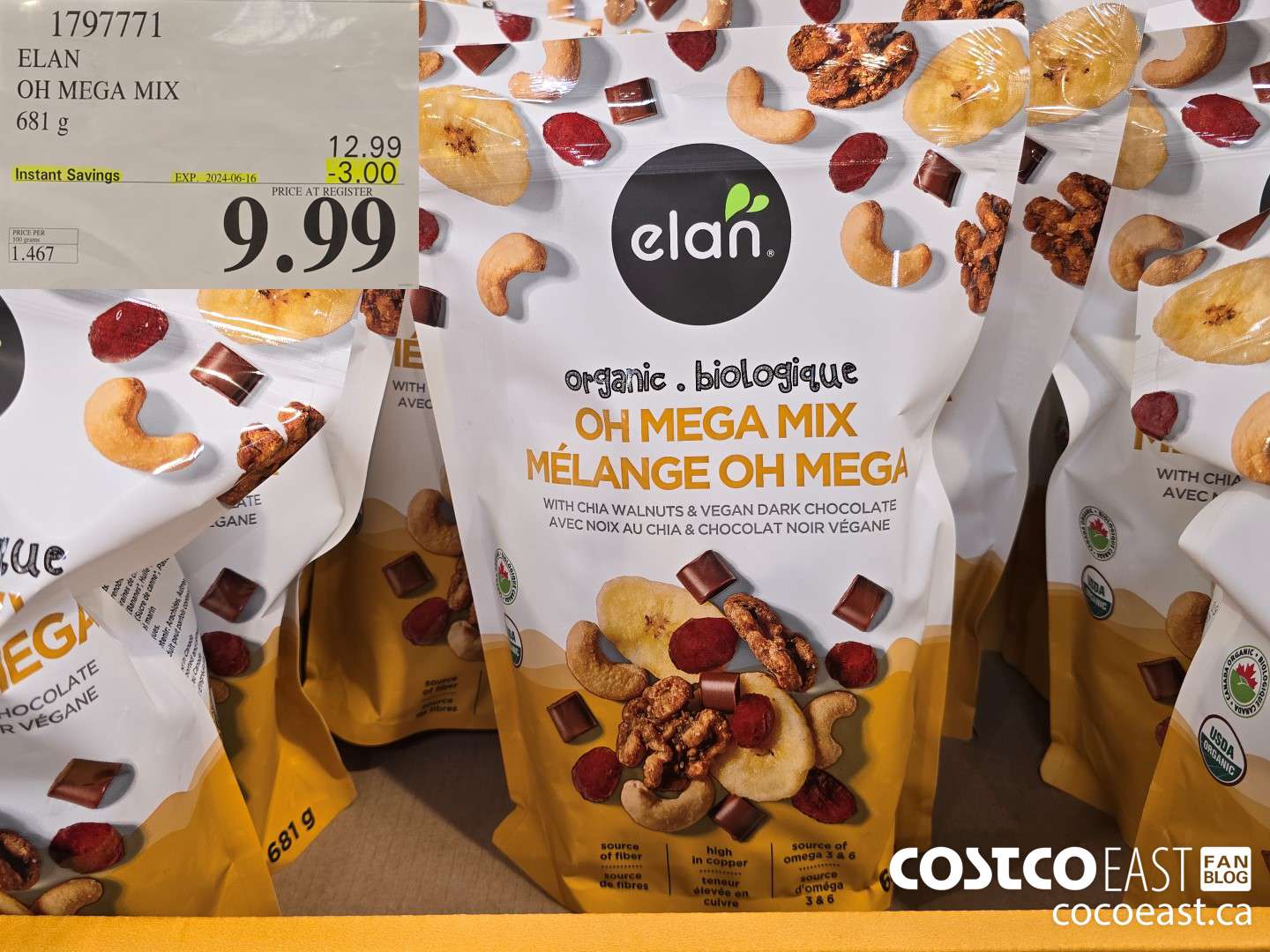 1797771 ELAN OH MEGA MIX 681 g ($3.00 INSTANT SAVINGS EXPIRES ON 2024-06-16) $9.99