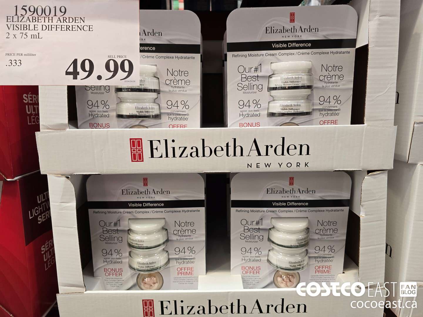 1590019 ELIZABETH ARDEN VISIBLE DIFFERENCE 2 x 75 mL $49.99