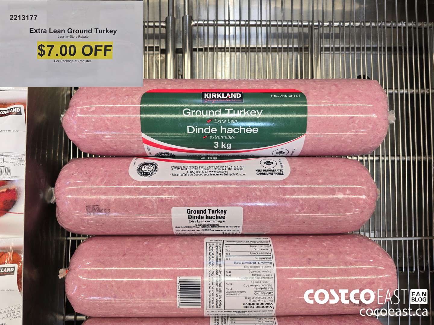 2213177 Extra Lean Ground Turkey ($7.00 INSTANT SAVINGS)