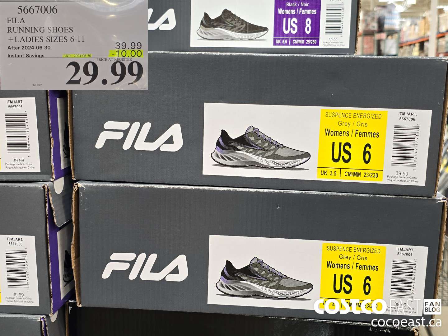 5667006 FILA RUNNING SHOES +LADiES SIZES 6-11 ($10.00 INSTANT SAVINGS EXPIRES ON 2024-06-30) $29.99