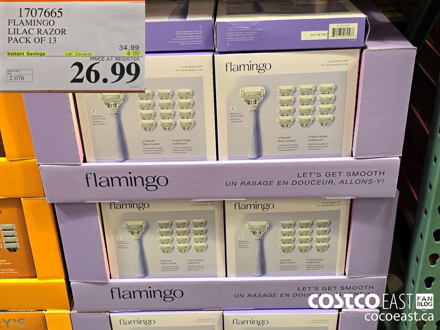 1707665 FLAMINGO LILAC RAZOR PACK OF 13 ($8.00 INSTANT SAVINGS EXPIRES ON 2024-06-30) $26.99