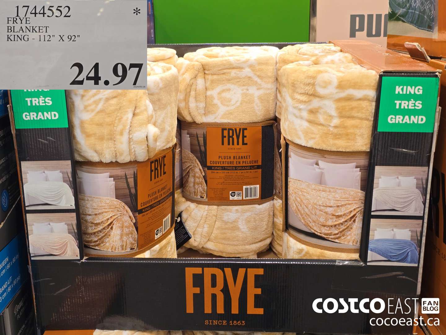 1744552 FRYE BLANKET KING - 112