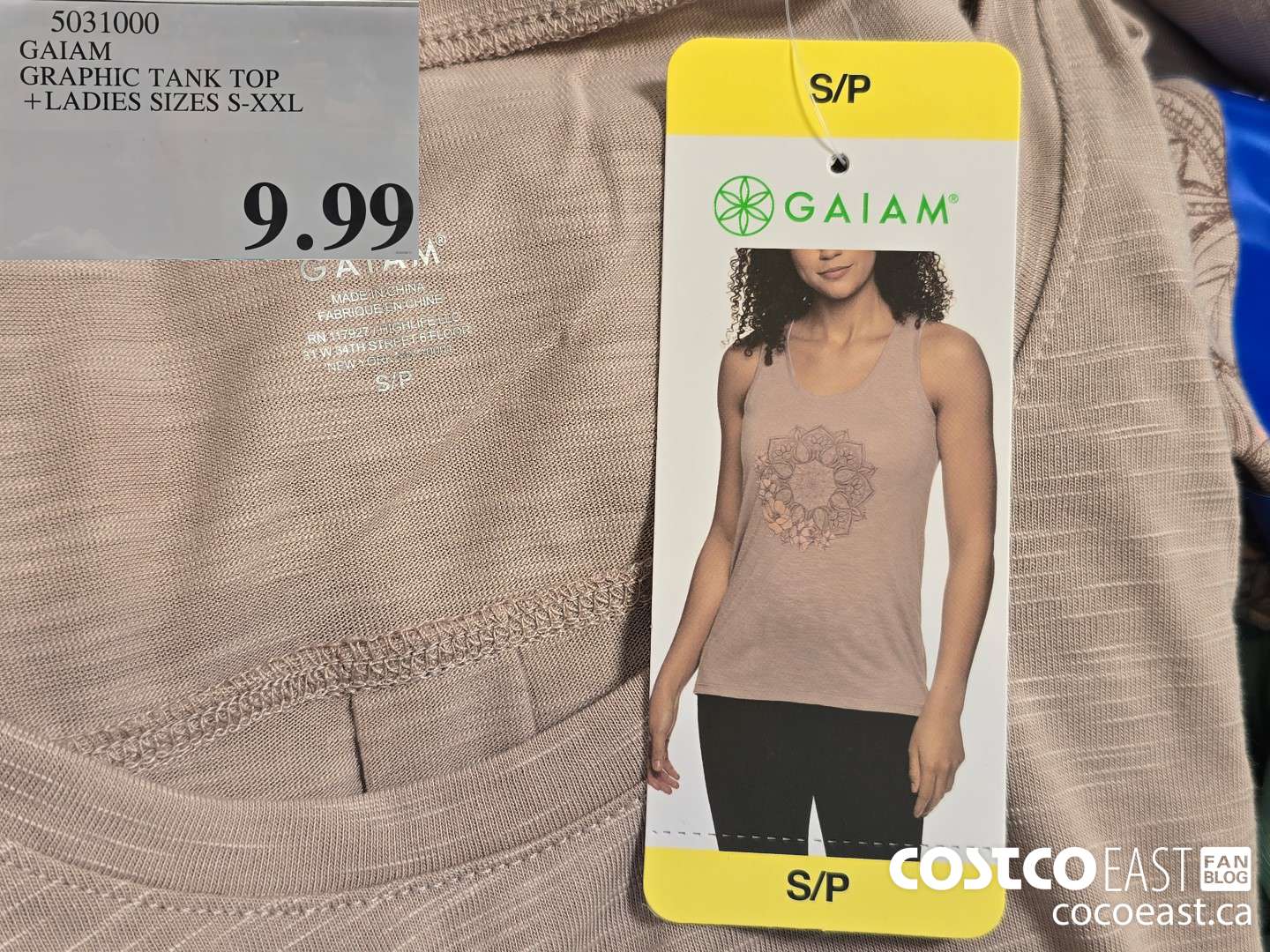 5031000 GAIAM GRAPHIC TANK TOP +LADIES SIZES S-XXL $9.99