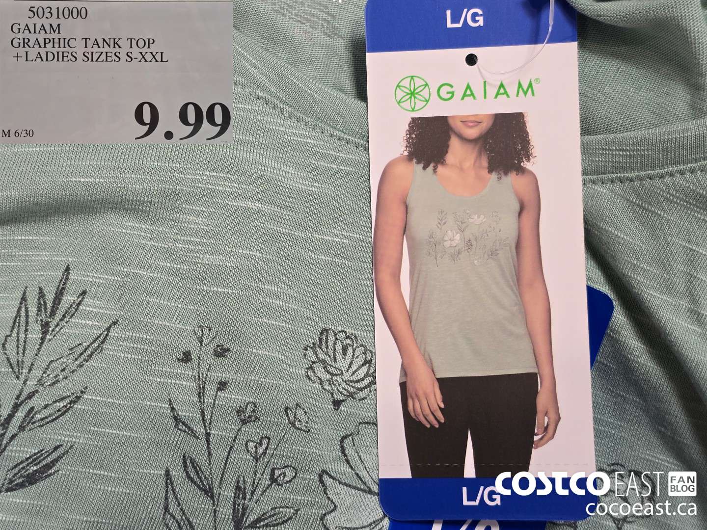 5031000 GAIAM GRAPHIC TANK TOP +LADIES SIZES S-XXL $9.99