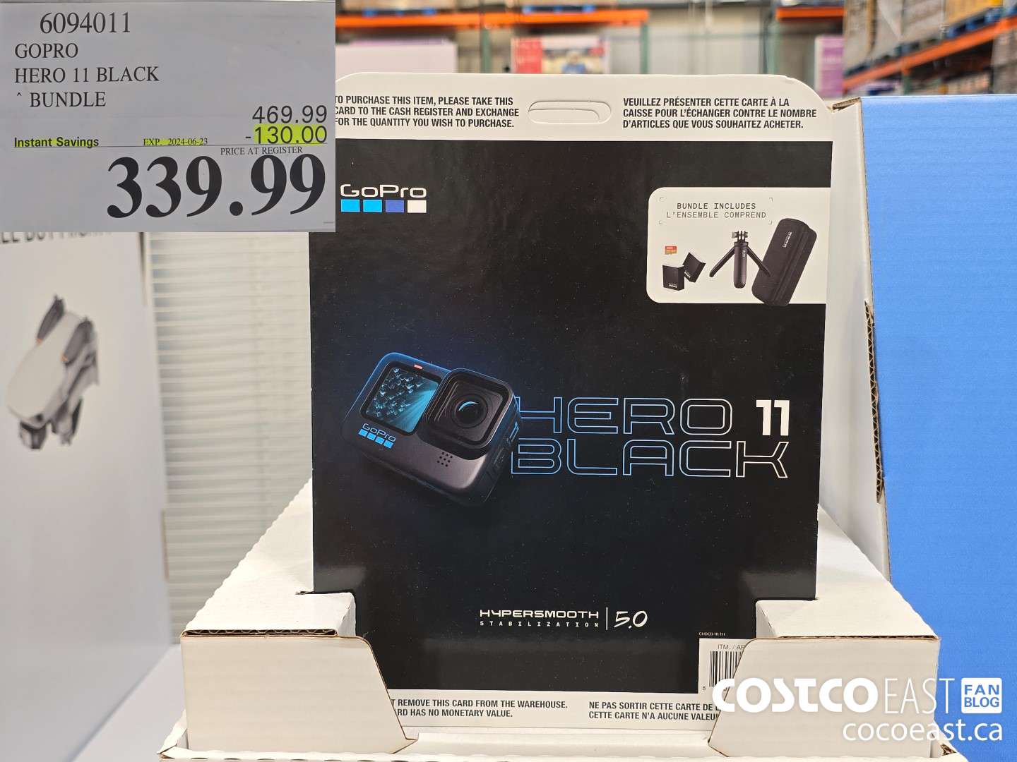 6094011 GOPRO HERO 11 BLACK ~ BUNDLE ($130.00 INSTANT SAVINGS EXPIRES ON 2024-06-23) $339.99