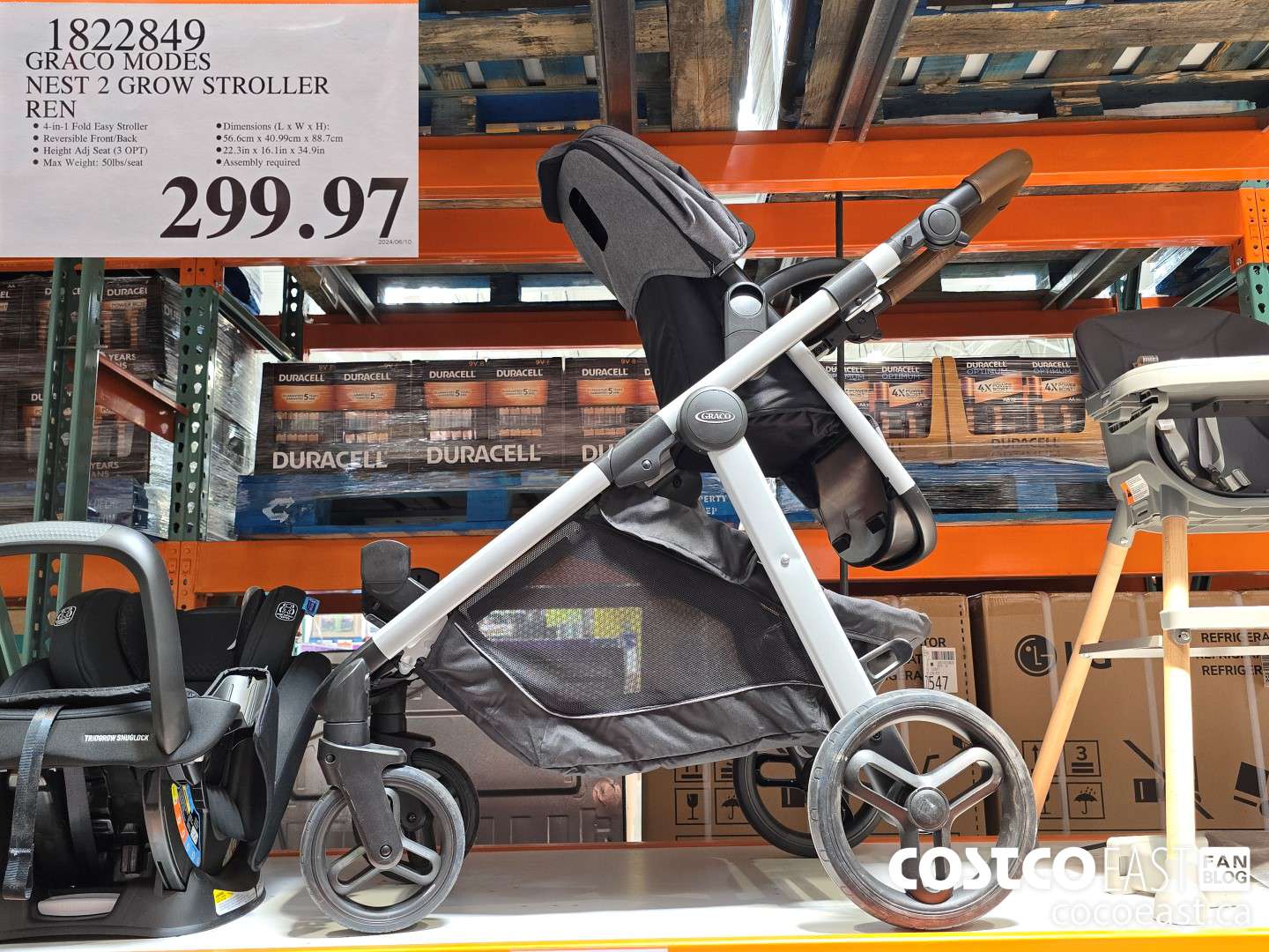 1822849 GRACO MODES NEST 2 GROW STROLLER REN $299.97