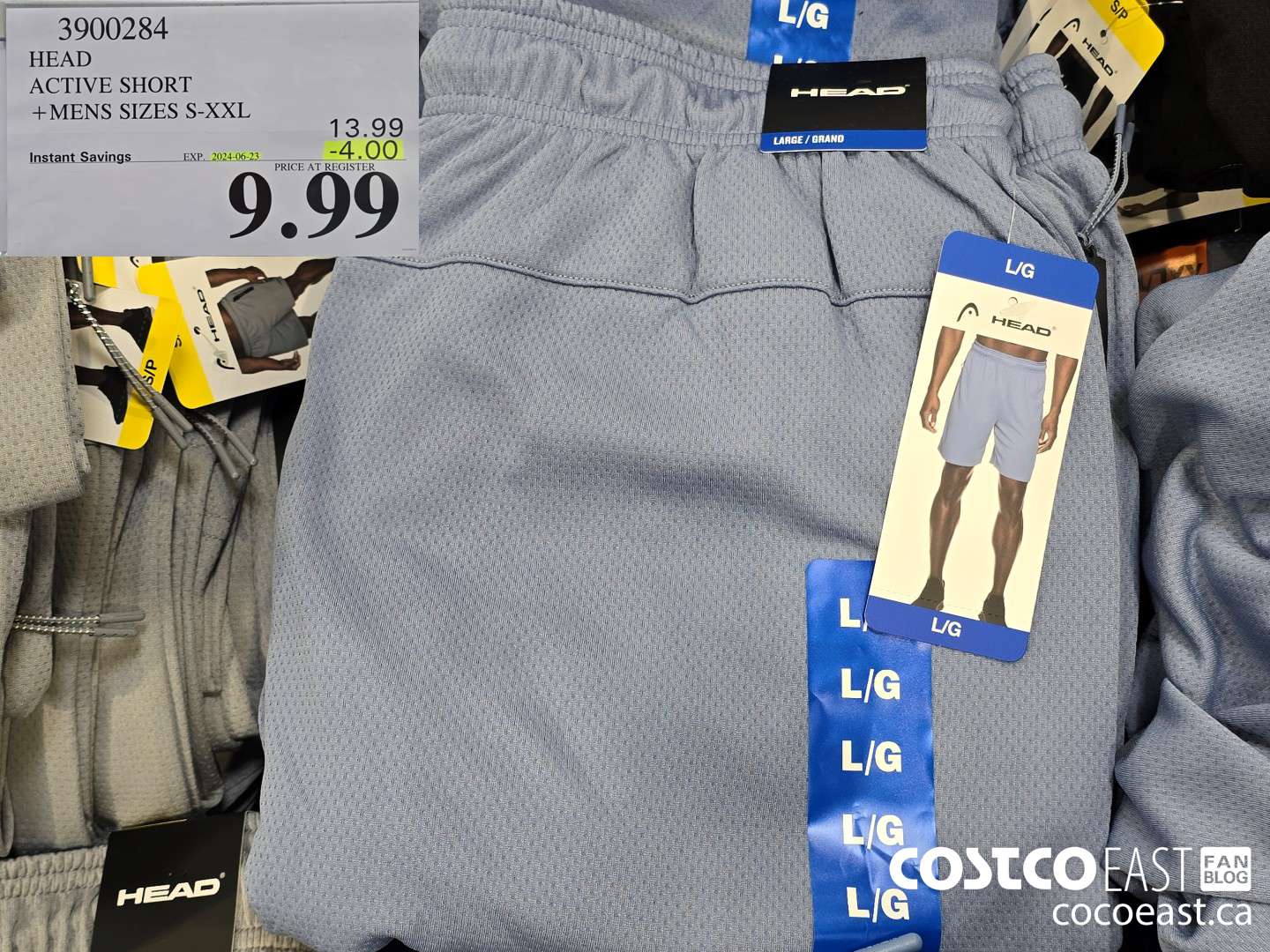 3900284 HEAD ACTIVE SHORT +MENS SIZES S-XXL ($4.00 INSTANT SAVINGS EXPIRES ON 2024-06-23) $9.99