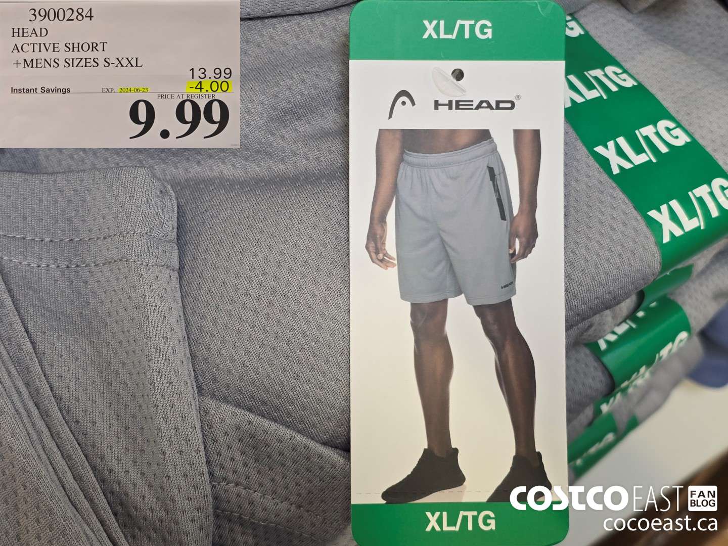 3900284 HEAD ACTIVE SHORT +MENS SIZES S-XXL ($4.00 INSTANT SAVINGS EXPIRES ON 2024-06-23) $9.99