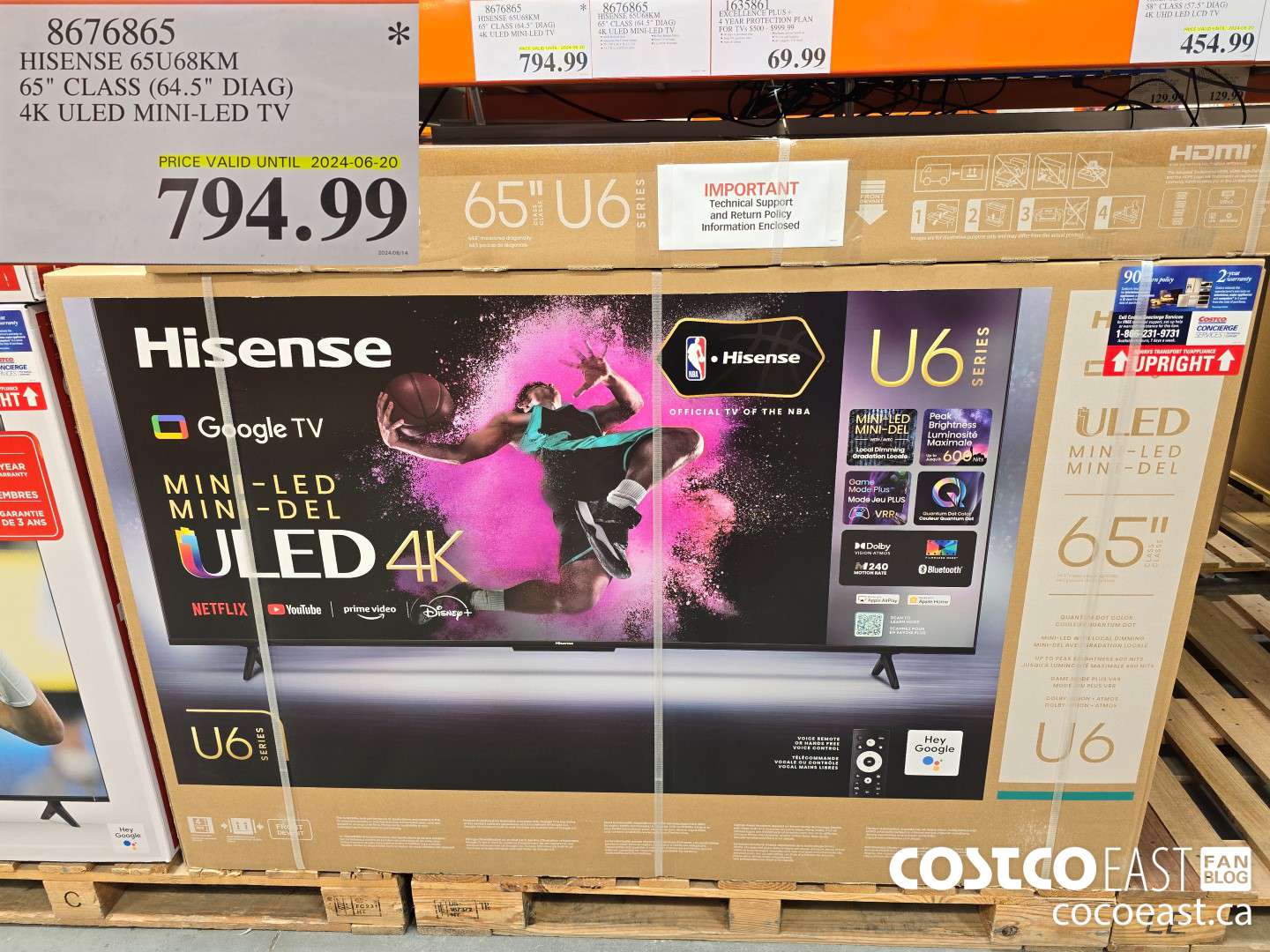 8676865 HISENSE 65U68KM 65