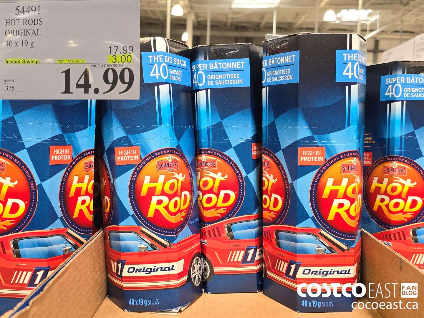 54491 HOT RODS ORIGINAL 40 x 19g ($3.00 INSTANT SAVINGS EXPIRES ON 2024-06-09) $14.99