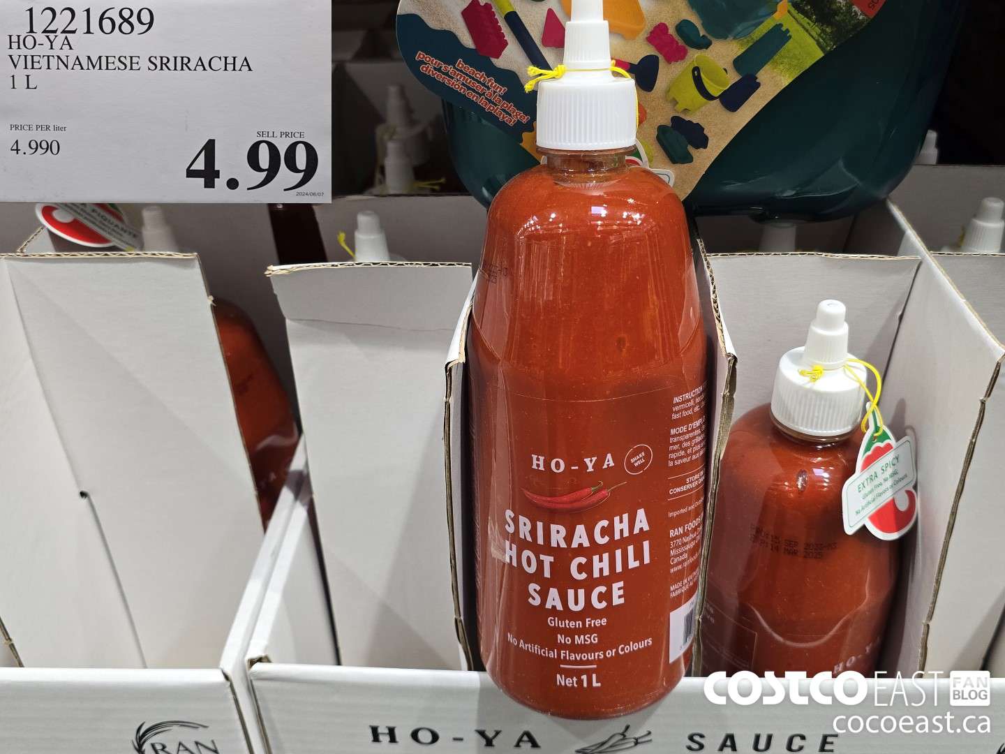 1221689 HO-YA VIETNAMESE SRIRACHA 1L $4.99