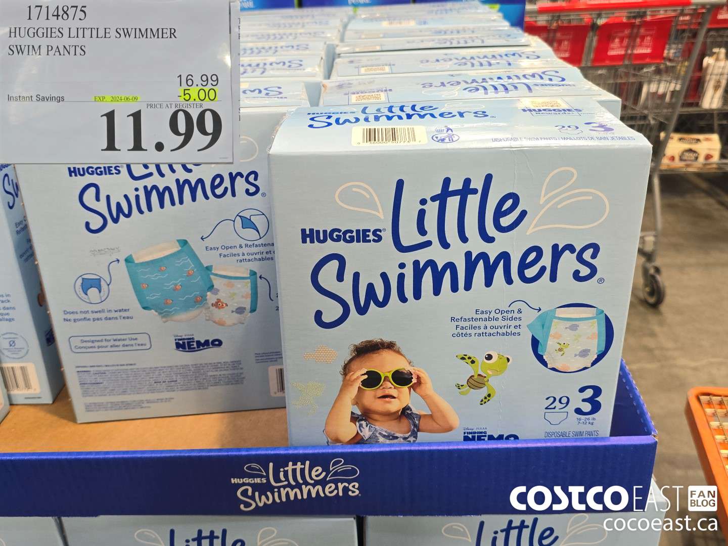 1714875 HUGGIES LITTLE SWIMMER SWIM PANTS ($5.00 INSTANT SAVINGS EXPIRES ON 2024-09-09) $11.99