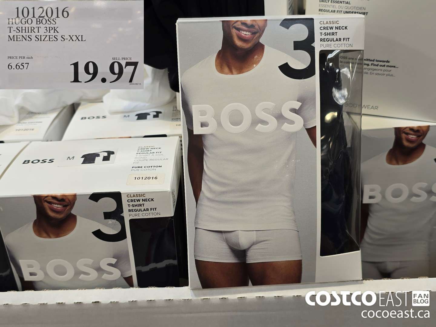 1012016 HUGO BOSS T-SHIRT 3PK MENS SIZES S-XXL $19.97